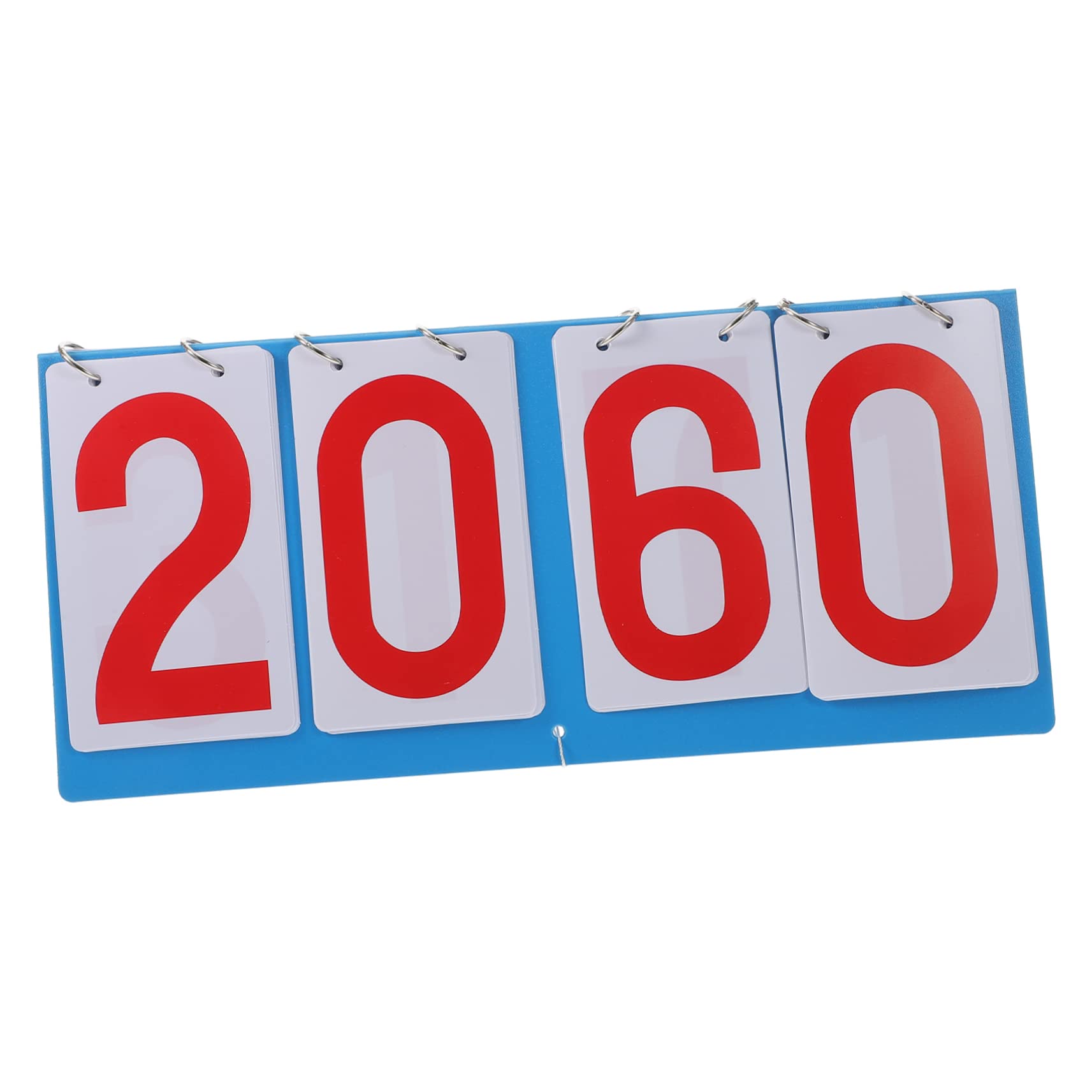 Mikikit Portable Score Flipper Scoreboard for Sports Durable and Easy to Clean Plate for Basketball Volleyball and More for Tabletop Use and Quick Scorekeeping