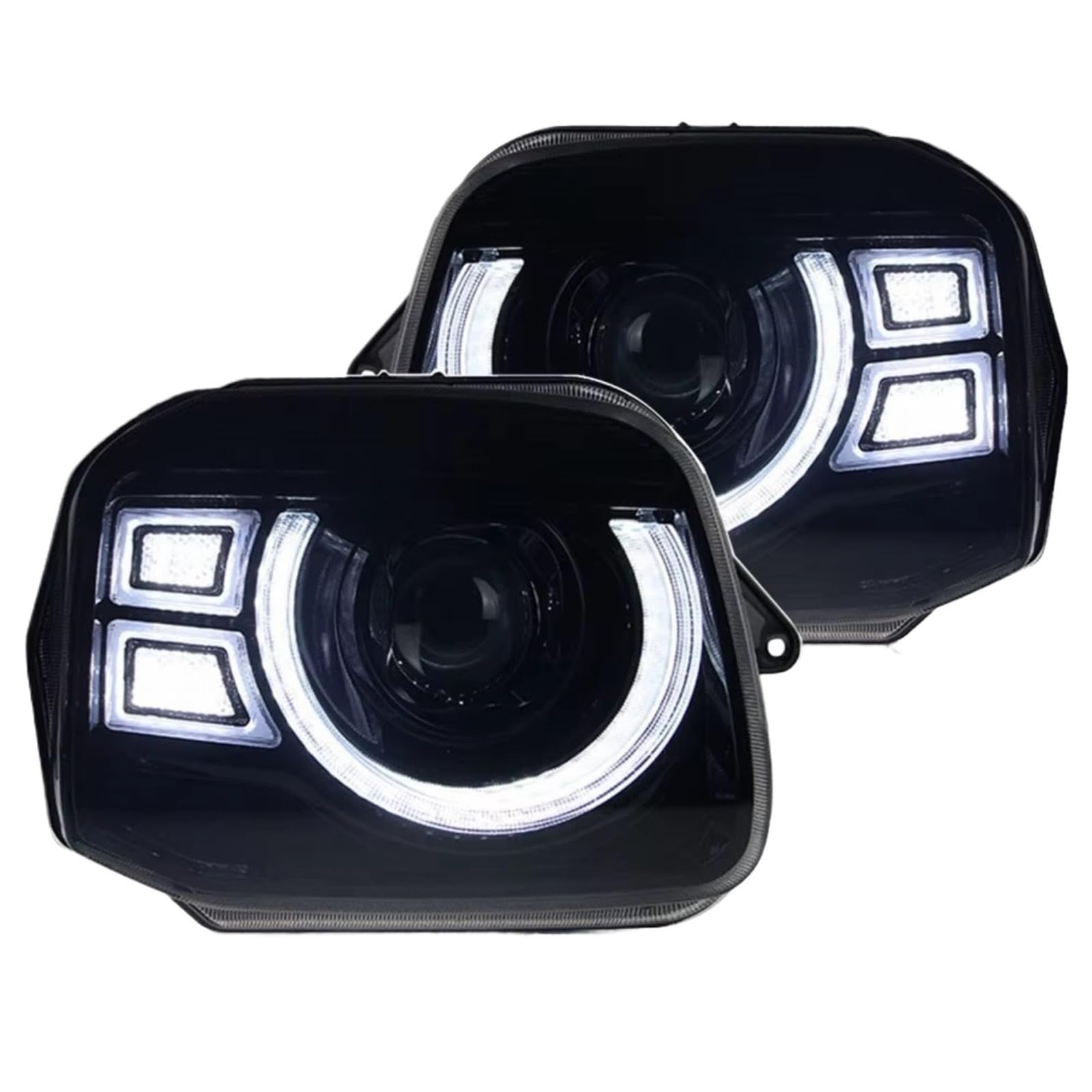 Headlight Assembly Electric Compatible With Suzuki 　for Jimny 2007 2008 2009 2010 2011 2012 2013 2014 21015 2016 2017 Car Front Lights Head Lamp Drl Projector Lens