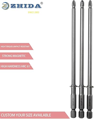 Miniatura 2 de Broca de destornillador Autofeed de 5.748 in PH2, compatible con Bosch MA 55 (2608522068) y Metabo 378739 - Pistola de tornillo para paneles de