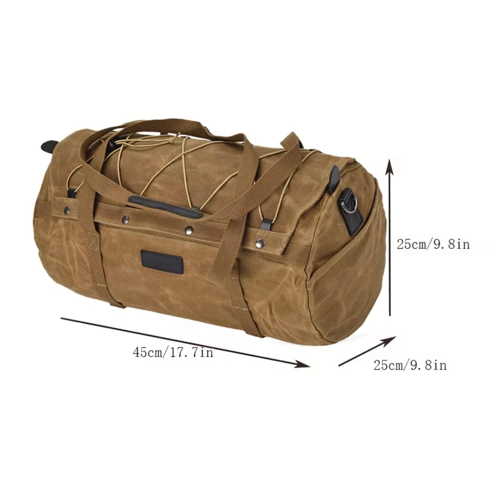 Borsa Posteriore Universale Per Moto Attrezzatura Da Pilota Impermeabile Sedile Bagagli Il Trasporto Borse Per Attrezzi E Accessori Sacche Moto(Khaki)