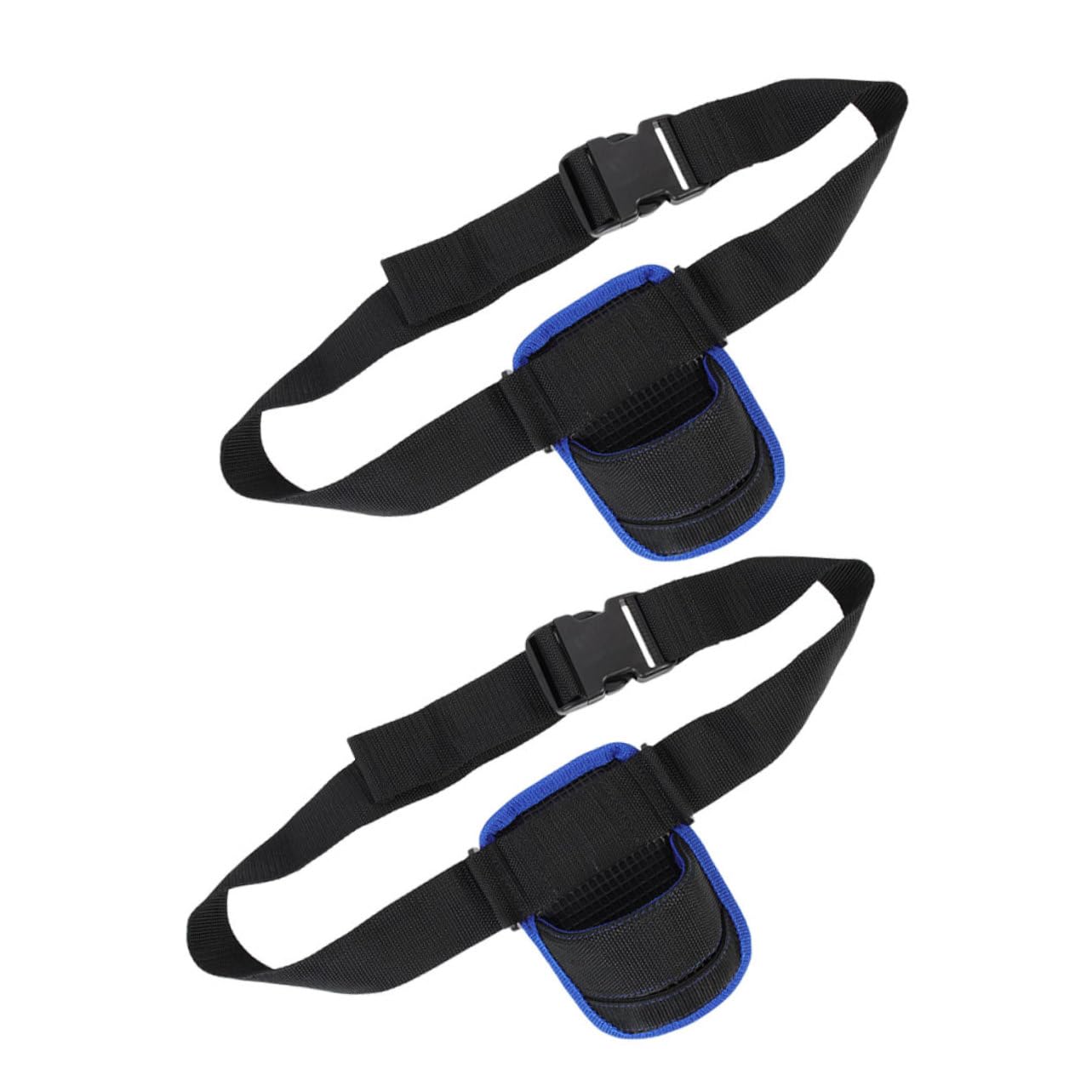 VANZACK 2 Stück Angelgürtel Tragbarer Rutenclip Angelrutenhalter Gürtel Stoffgurtband Angelbauchgürtel Stützboot Angelrutenhalter Köderrutengürtel Rutengürtel Watgürtel Pvc