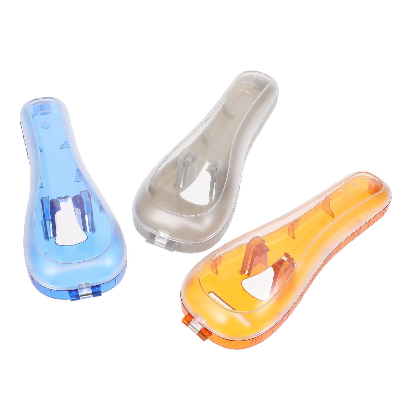 3pezzi Custodia Portatile Per Rasoio Antiurto Organizer Per Rasoio Scatola Resistente e Leggera Per Uso Interno Ed Esterno