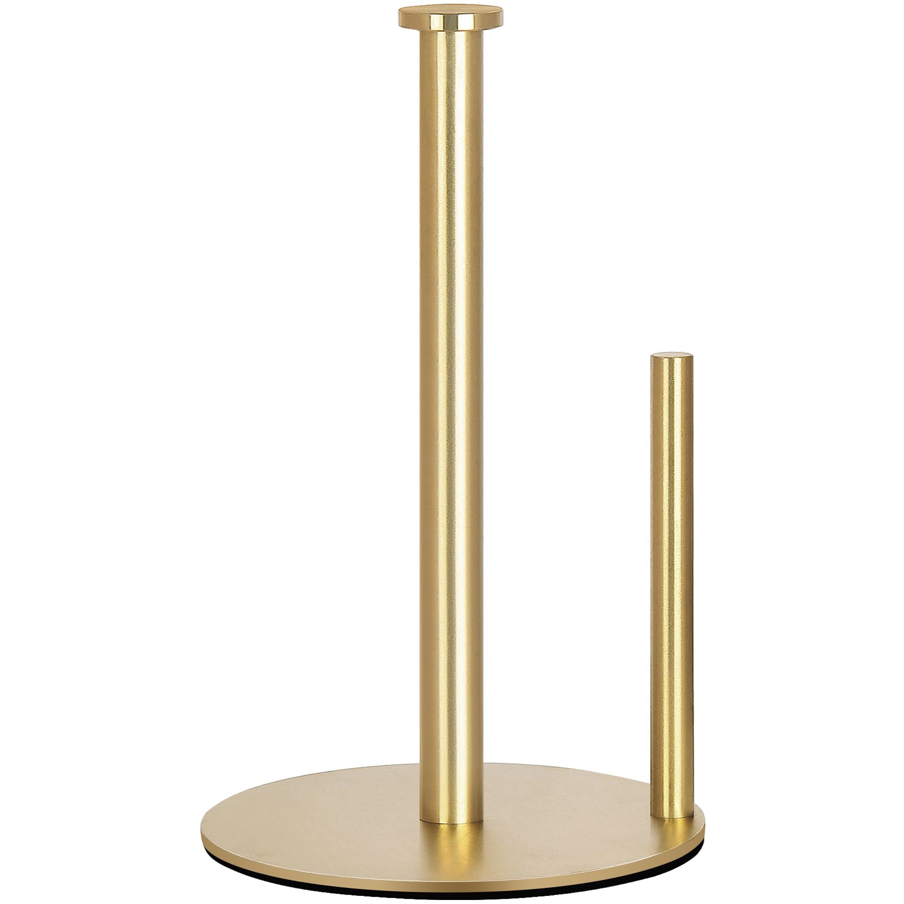 OBODING Gold Countertop Paper Towel Holder, Stainless Steel, Modern Kitchen and Bathroom Organization
