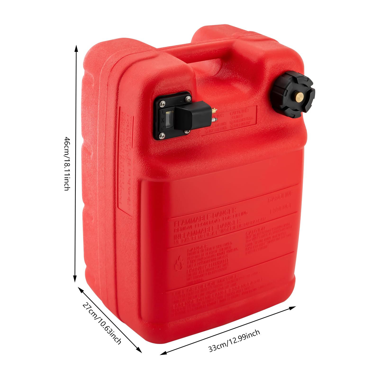 Serbatoio del carburante, 22 litri, contenitore portatile del serbatoio della benzina, tanica del carburante a 5 strati, facile da trasportare, tanica di riserva, tanica di benzina per yacht, barca da