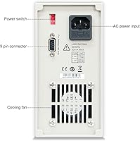 Vista 3 de ITECH Fuente de alimentación de CC variable 60V/8A/180W Fuente de alimentación de banco de laboratorio ajustable con función de memoria CC y CV