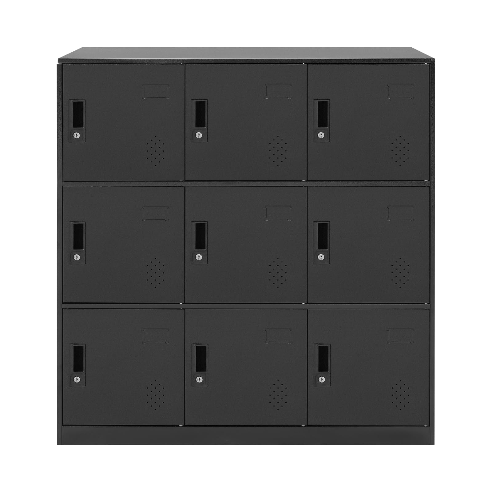 Armadio d'acciaio 9Cubby CabineBlack per progettazione d'acciaio multiuso UniColdRolled dell'armadietto dell'impiegato di uso dell'ufficio