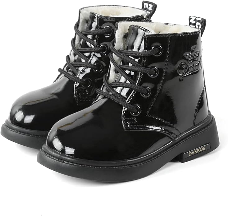 title=Bambina Stivaletti Ragazze Scarponcini Neonata Boot Antiscivolo Pelle Stivaletto
