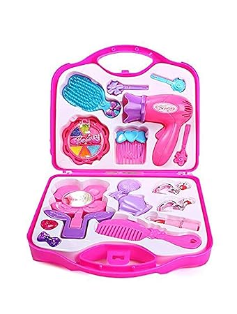 Kids Dukaan Beauty Make-up Set Toy kit Gift kit for Girls, Pretend and Play Gift Set Box (Pink).