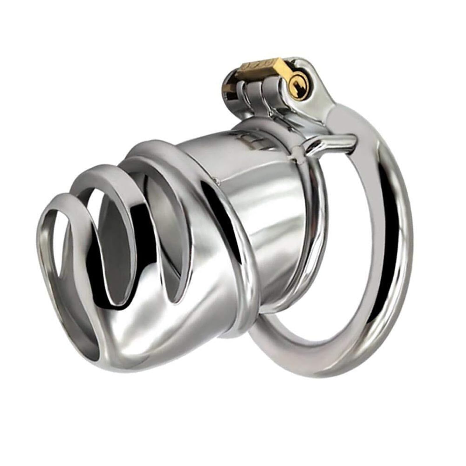 Jaula De Castidad De Metal Con Cerradura De Castidad, Jaula for Pene Con Cerradura Y Llave, Juguete Sexual