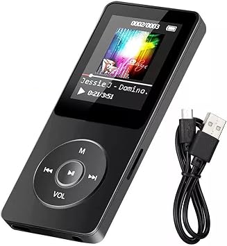 MP3/MP4 Players, Portable Digital Lossless Music Player with Bluetooth, Built-in Microphone, HD Speaker, FM Radio, Voice Recorder for Sport
