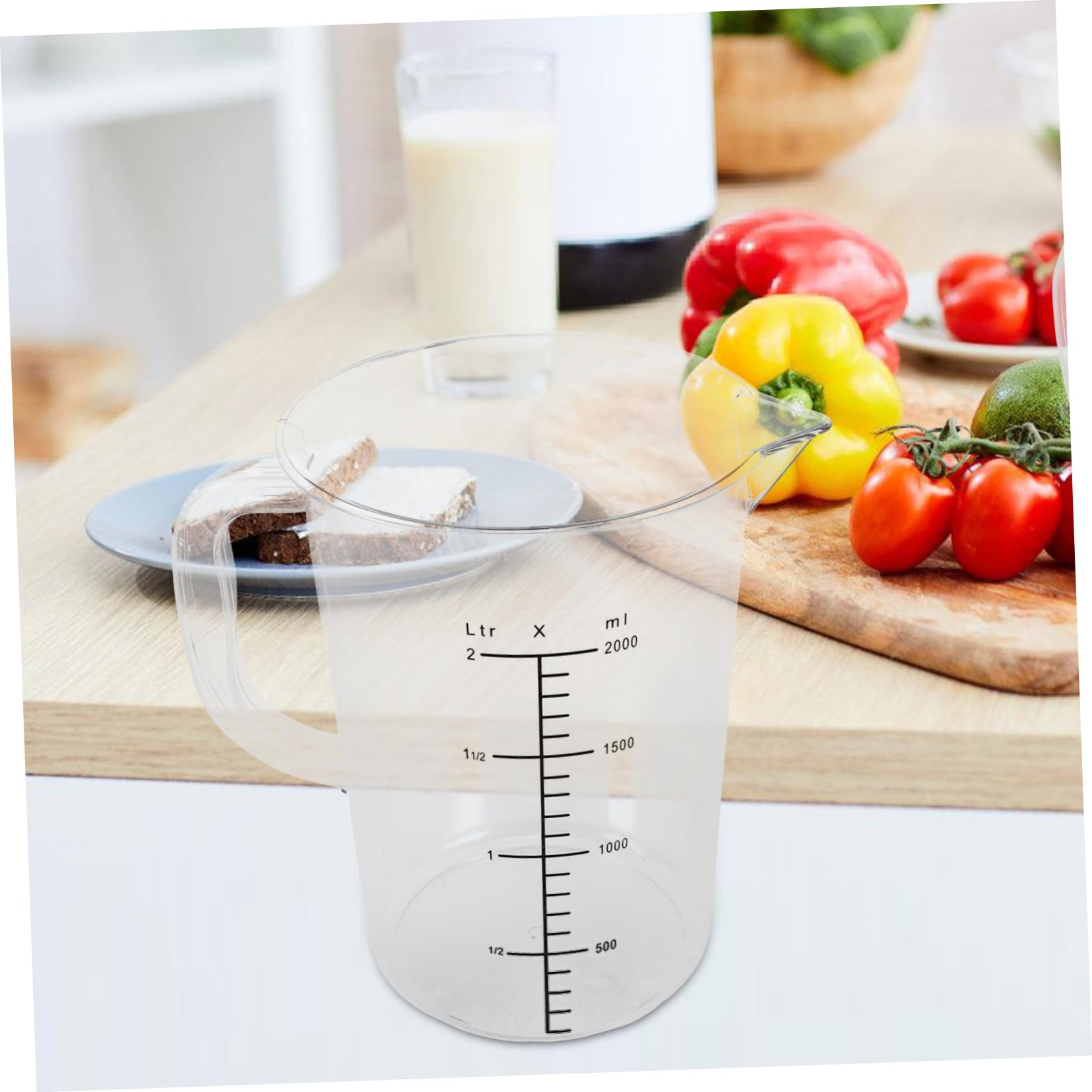 Ciieeo 2 Pièces Grand à Mesurer Tasse de Mesure Liquide Polyvalente pour Cuisine