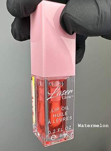 Miniatura 4 de Laser Glow - Aceite labial hidratante y cuidado de los labios hidratante y suavizante de larga duración, nutritivo no pegajoso para labios, 0.2 fl