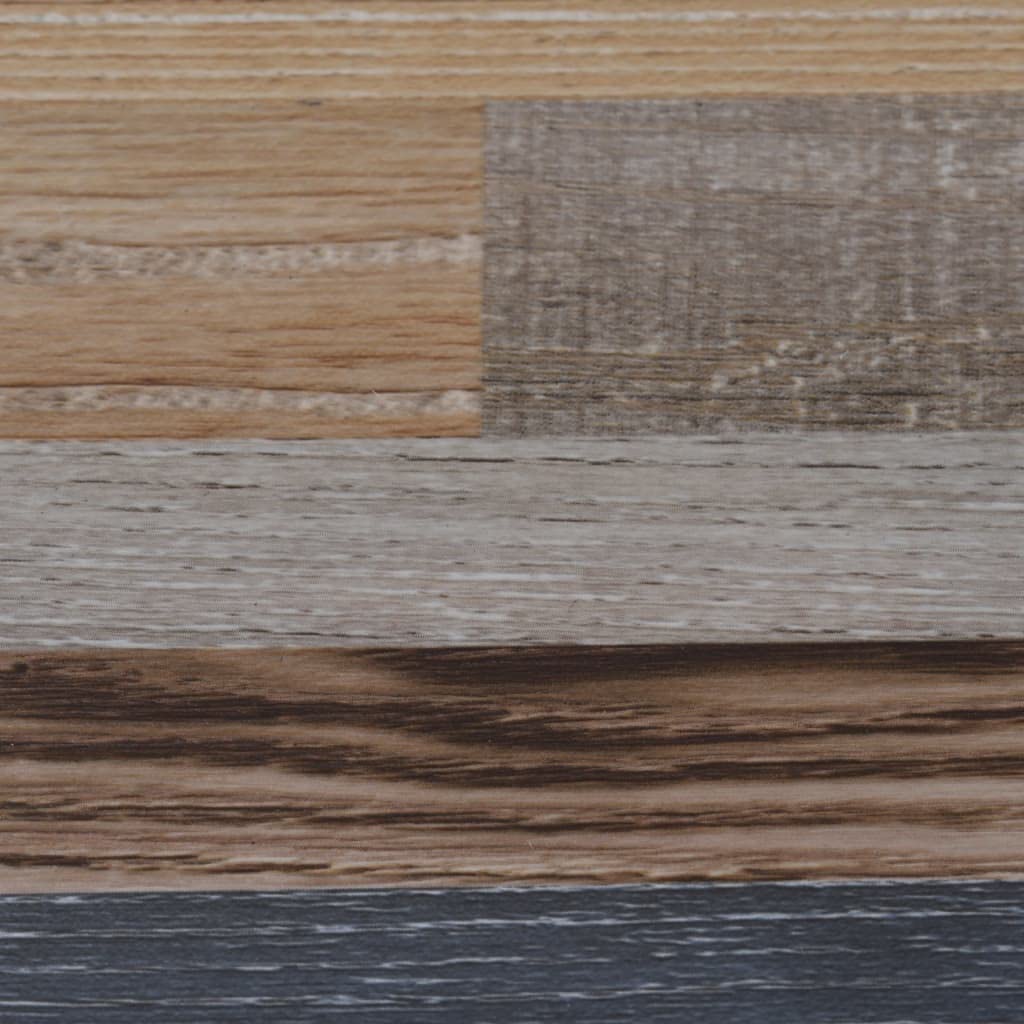 Materiały budowlane, wykładziny podłogowe i dywanSamoprzylepne deski podłogowe z PCW 2,51 m² 2 mm wielokolorowe