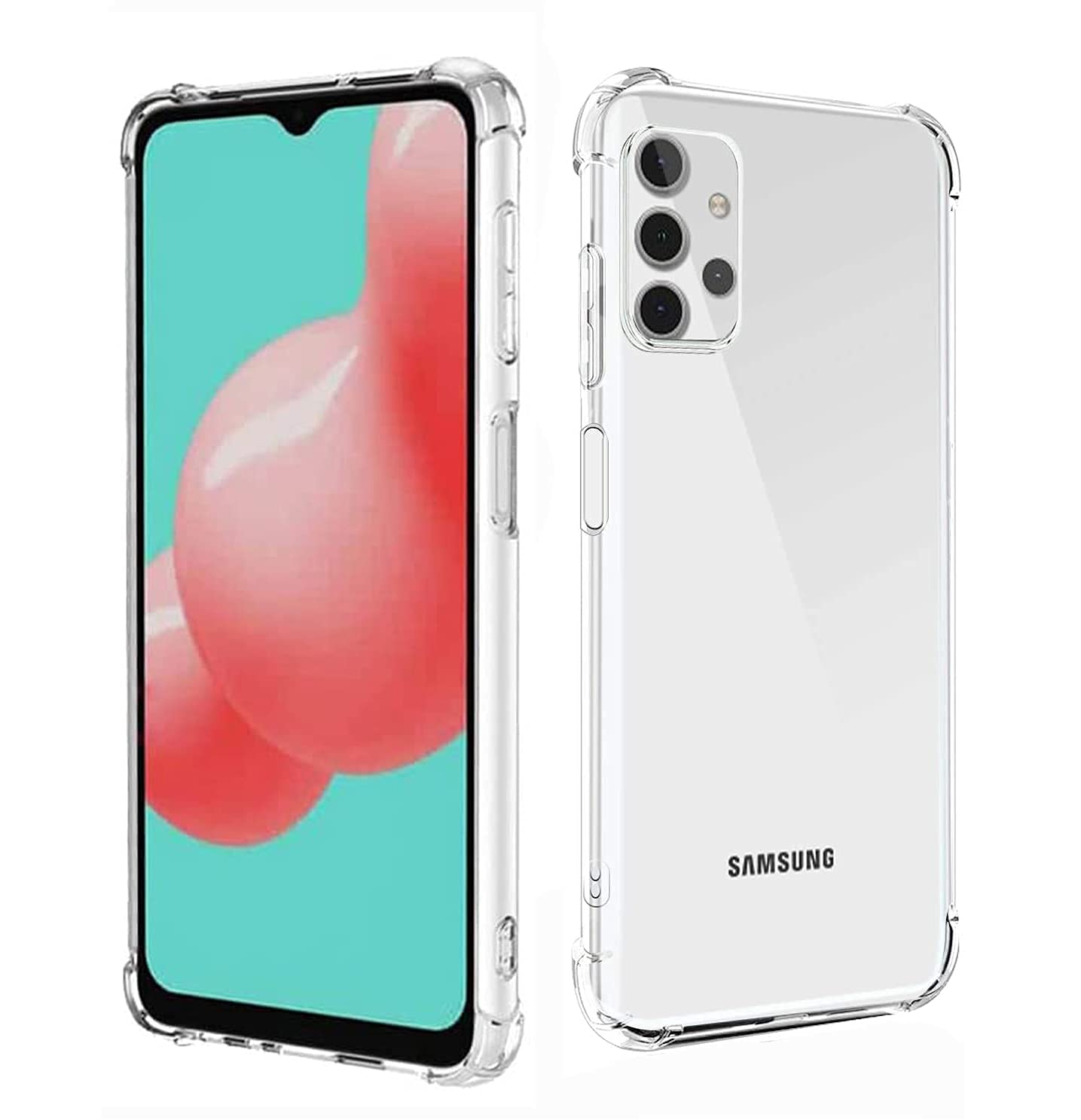 Prime Retail Silicone Side Bumper Back Cover for Samsung Galaxy A52s 5G (Transparent) Amazon