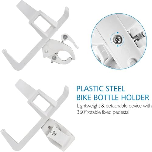 Miniatura 10 de Accmor Bike Water Bottle Holders No Screws, Universal Bike Cup Holder, 360 Degree Rotatable Bike Water Bottle Cage, Water Bottle Holders for Kids
