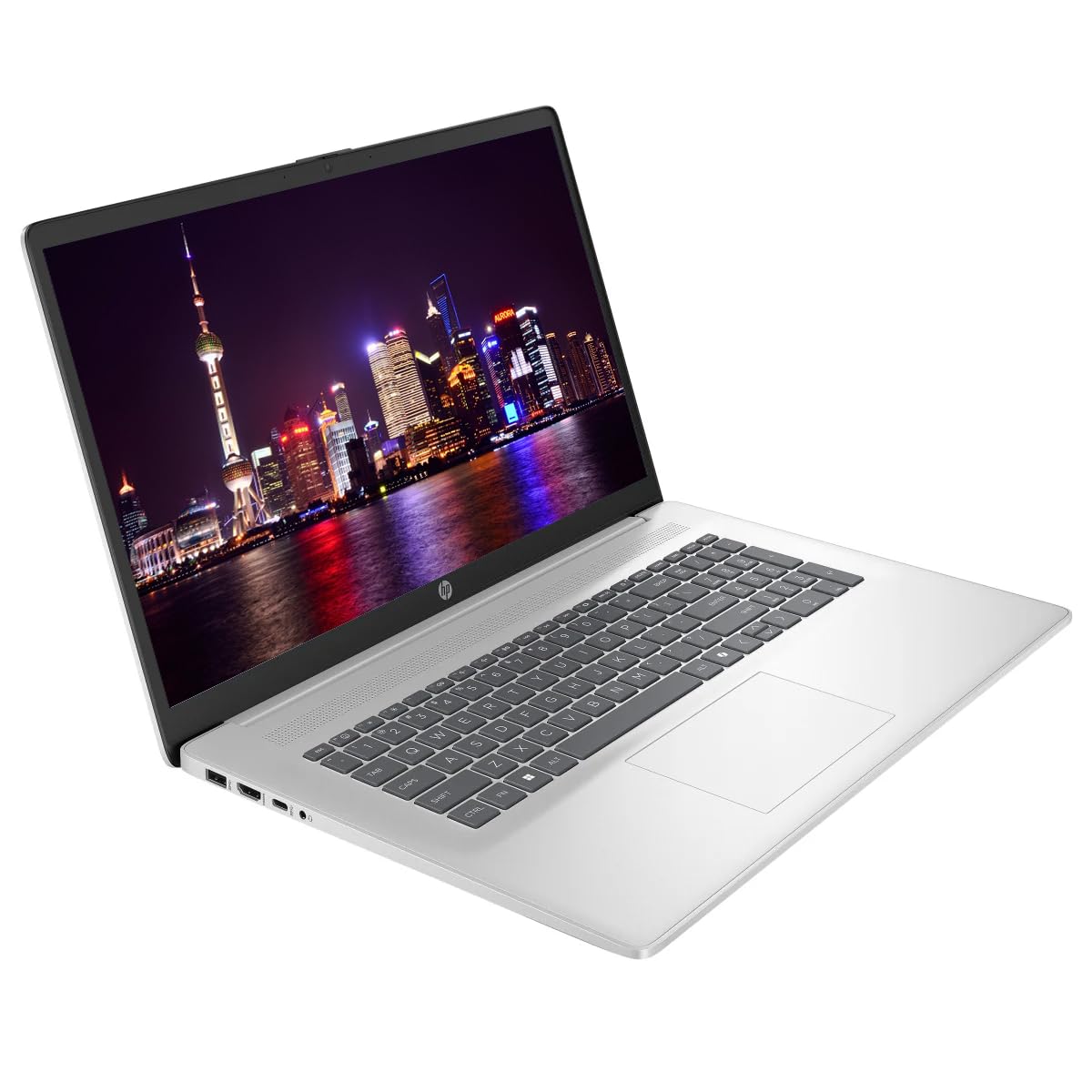 HP Laptop, 17.3" FHD Business Laptop Computer, 16GB RAM 1TB SSD, AMD Ryzen 5 7430U Processor (Up to 4.3 Ghz), Windows 11, Numeric Keypad, SageNova Earphones, Silver image 3