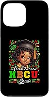 Vista 24 de Future HBCU Grad Black Girl Kids Graduation HBCU College Case for iPhone 16