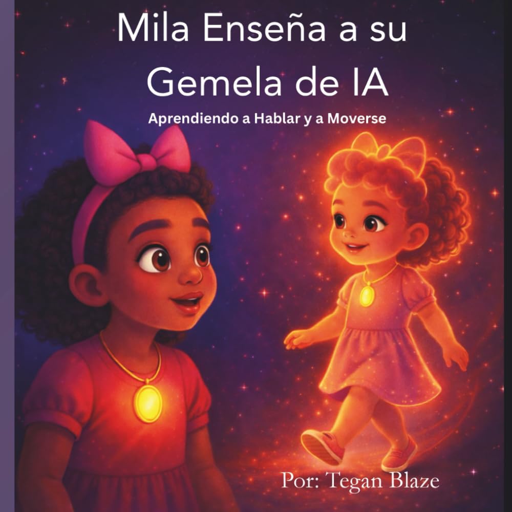 MILA ENSEÑA A SU GEMELA DE IA: Aprendiendo a Hablar y a Moverse