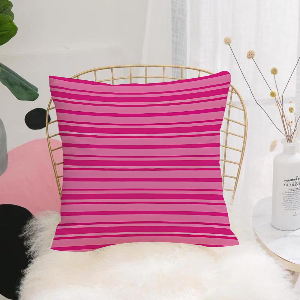 Hyosxw Pink Bubble Gum Lines. Vector Lines In Pink - A1 Cushion Cover,Throw Pillow Case Home Decorative For Living Room Bedroom Sofa Chair 18X18 Inch,Pink Bubble Gum Lines. Vector Lines In Pink Gradient Colors.,Pillowcase 45X45cm
