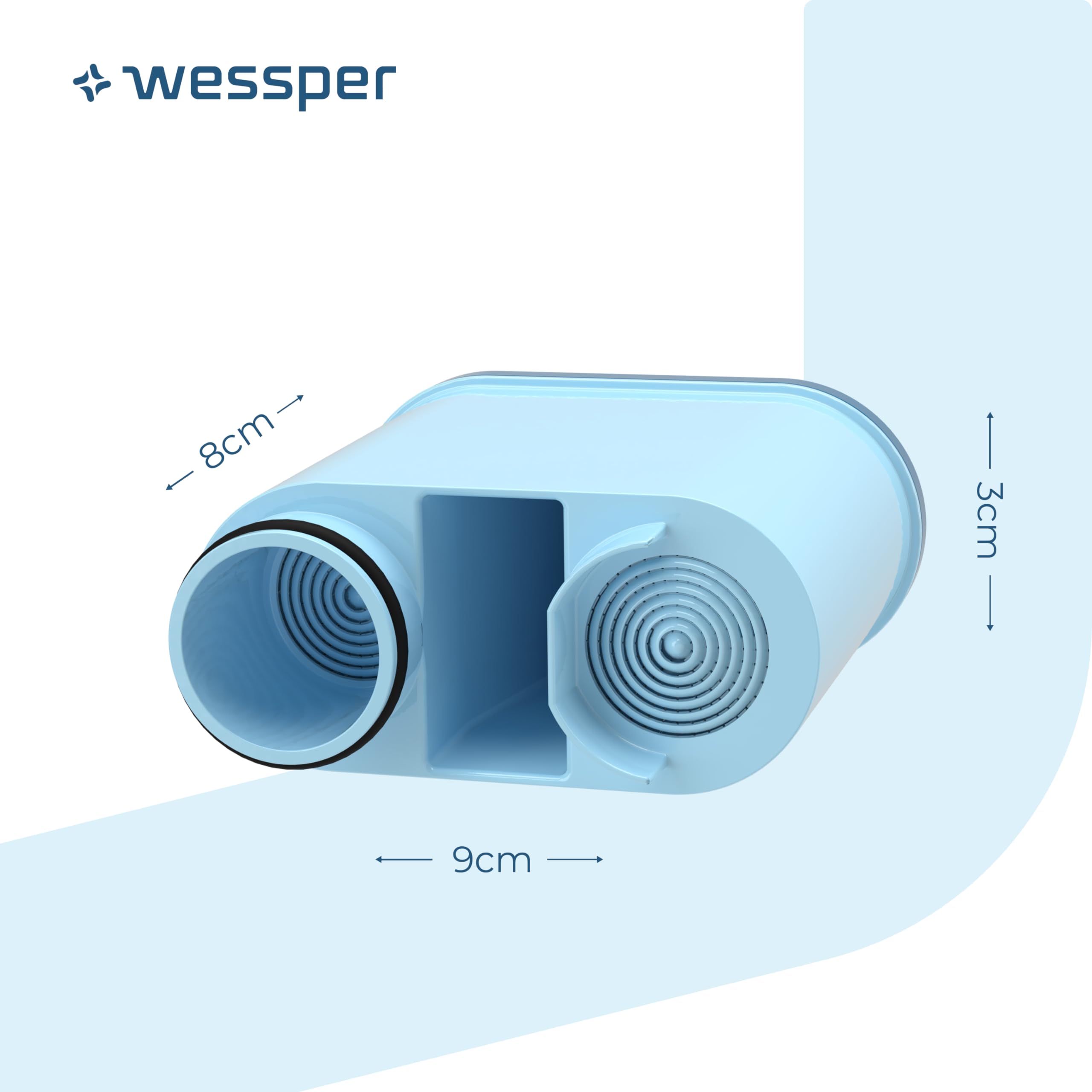 Wessper Filtro de Agua Cafetera Automática, Filtro con Carbón Activo, Compatible con Cafetera Saeco y Philips Que Utilizan los Filtros CA6903/00 y CA6903/10-2 Piezas