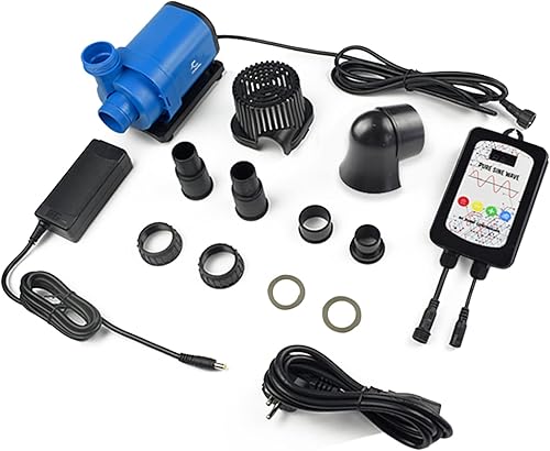 Miniatura 7 de CONQUERALL 2640GPH 65W 24.5ft DC 24V onda sinusoidal bastante sumergible y en línea bomba para pecera, fuentes, hidroponía, cascadas, acuarios, agua