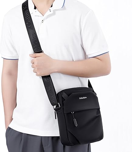 Miniatura 2 de Colins Keirs Bolso bandolera para hombre, bolso bandolera de viaje con cremallera y correa de hombro ajustable. Bolsa de mensajero pequeña, color