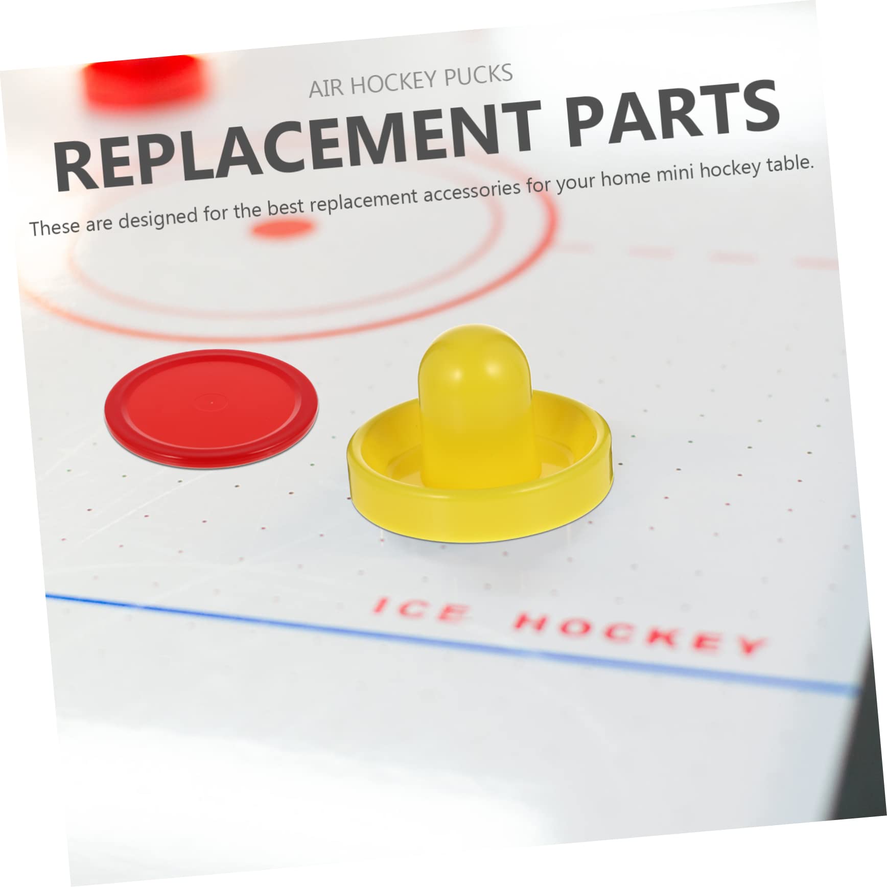 Abaodam Giocattoli Da Tavolo Da Hockey Su Ghiaccio Partita Di Hockey Su Aria Tavolo Da Air Hockey Gioco Disco Da Air Hockey Patto Del Disco Da Hockey Abs