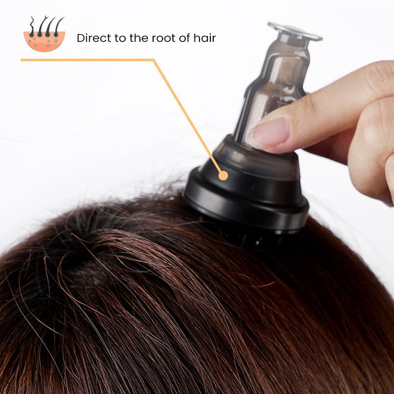 Miniatura 6 de Mini masajeador de cuero cabelludo, peine aplicador de masajeador de cuero cabelludo, aplicador de aceite para el cabello, botella aplicadora de