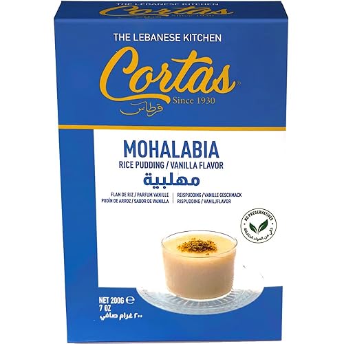 Cortas - Mohalabia mezcla libanesa de arroz vainilla 200 g 7 oz