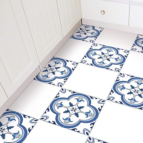 Miniatura 3 de Alwayspon Adhesivo de vinilo antideslizante para piso, impermeable de PVC para losetas en muro, autoadhesivo para despegar y pegar, calcomanía de