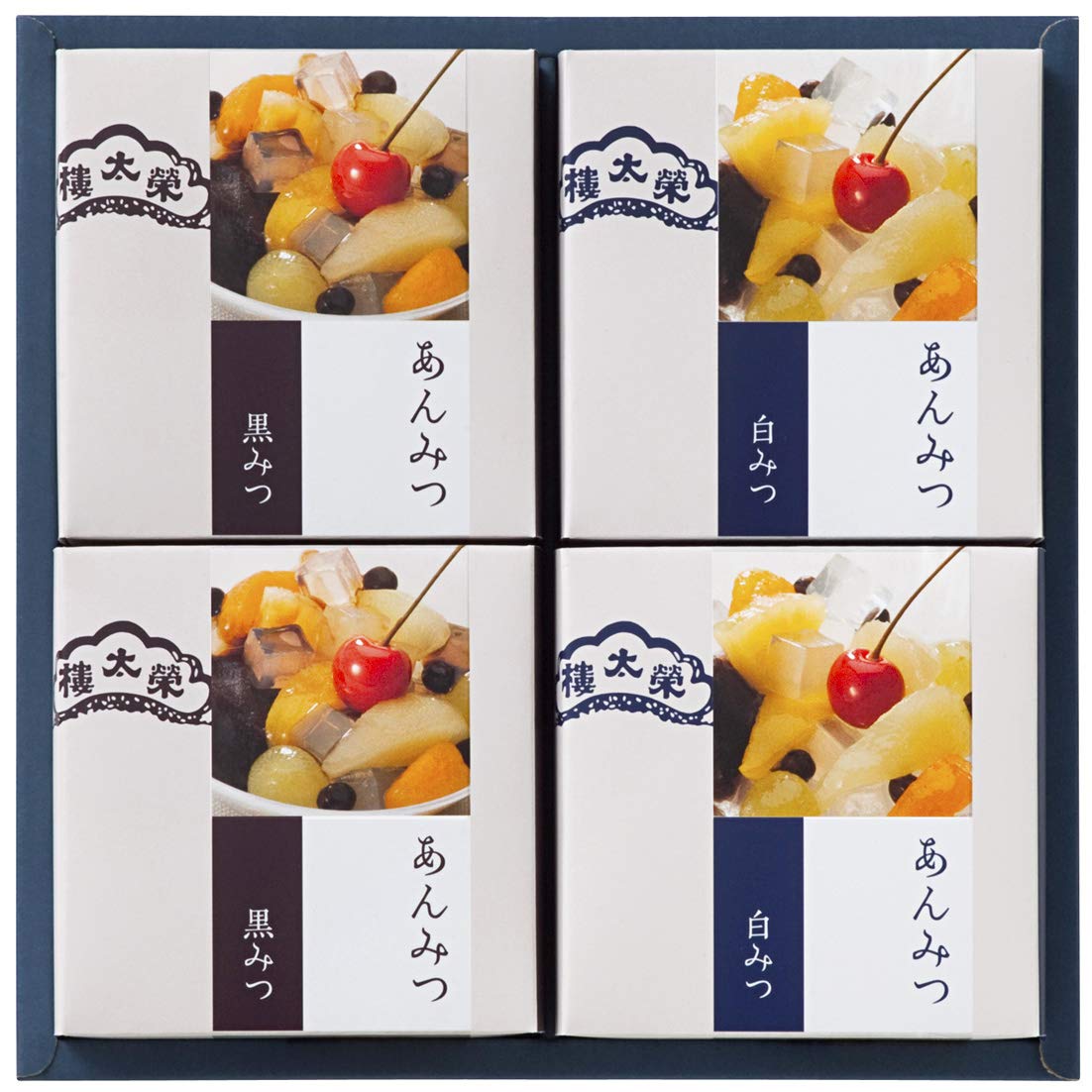 Amazon | 榮太樓總本鋪 あんみつ ギフトセット スイーツ 和菓子
