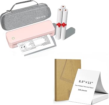 Gloryang Portable Printer Bundle