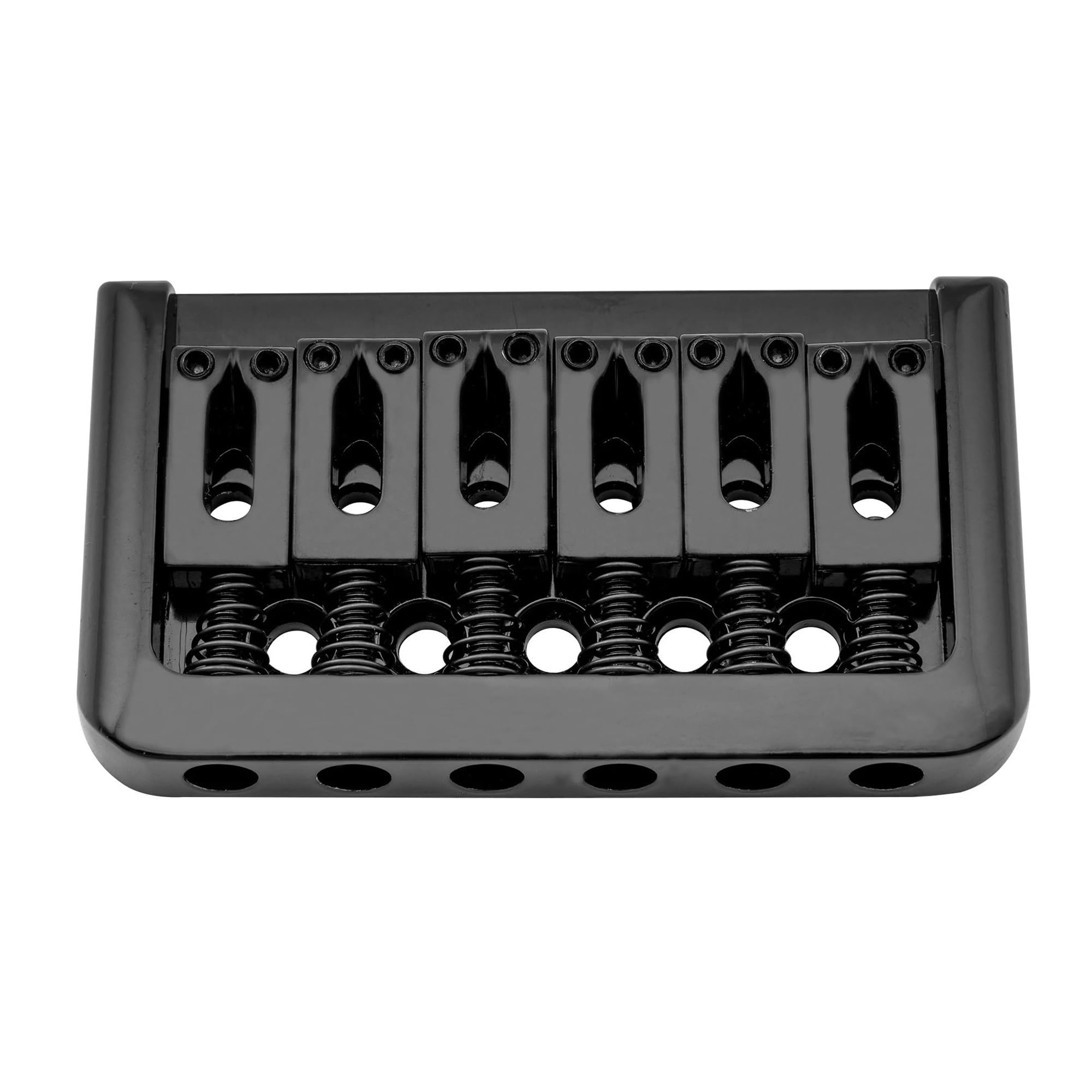 Gitara 6 Strunowa 52.5 Mm Z Obręczą I Bez Mostka Tremolo Z Twardym Ogonem Mostek Gitarowy(Bk)