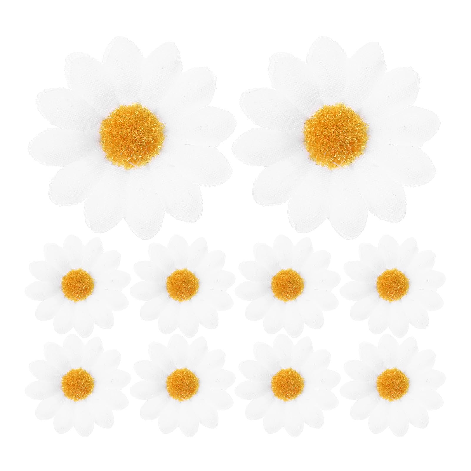 Pinces à cheveux florales pour mariage et soirées | Lot de 6 barrettes marguerite blanches