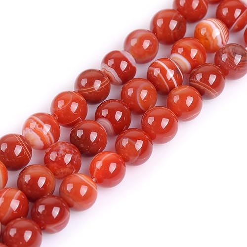 Miniatura 526 de GEM-Inside - Cuentas sueltas de piedra de lava negra natural de 0.315 in para hacer joyas, 15 pulgadas Cordierita de grado A