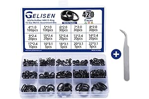 Gelisen Assorted O Rings for Hydraulics & Plumbing