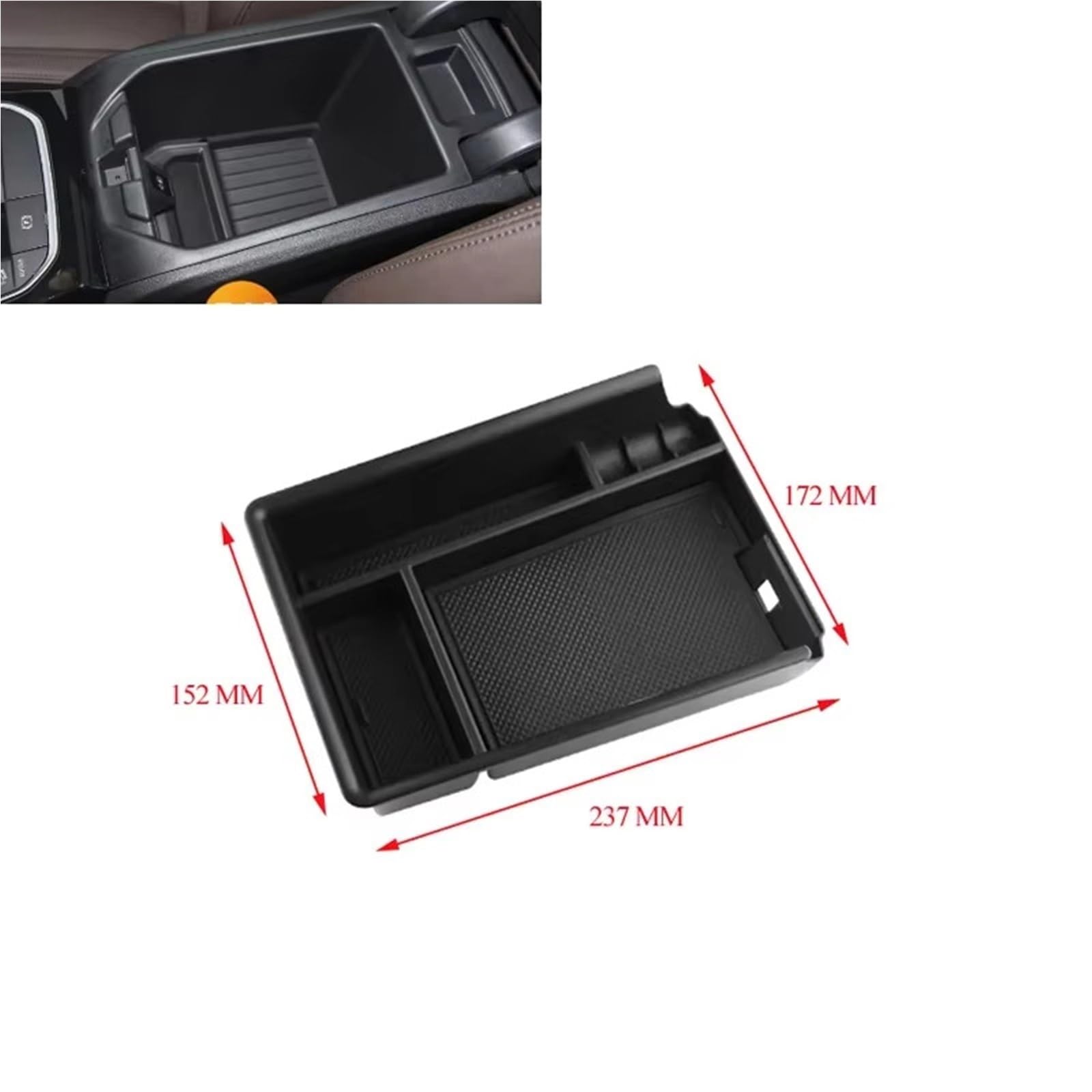 Handschuhfach Organizer Kompatibel Mit X3 G01 X4 G02 2019–2024, Auto-Armlehnen-Aufbewahrungsbox, Zentralkonsole, Cluster-Management-Tablett, Zubehör
