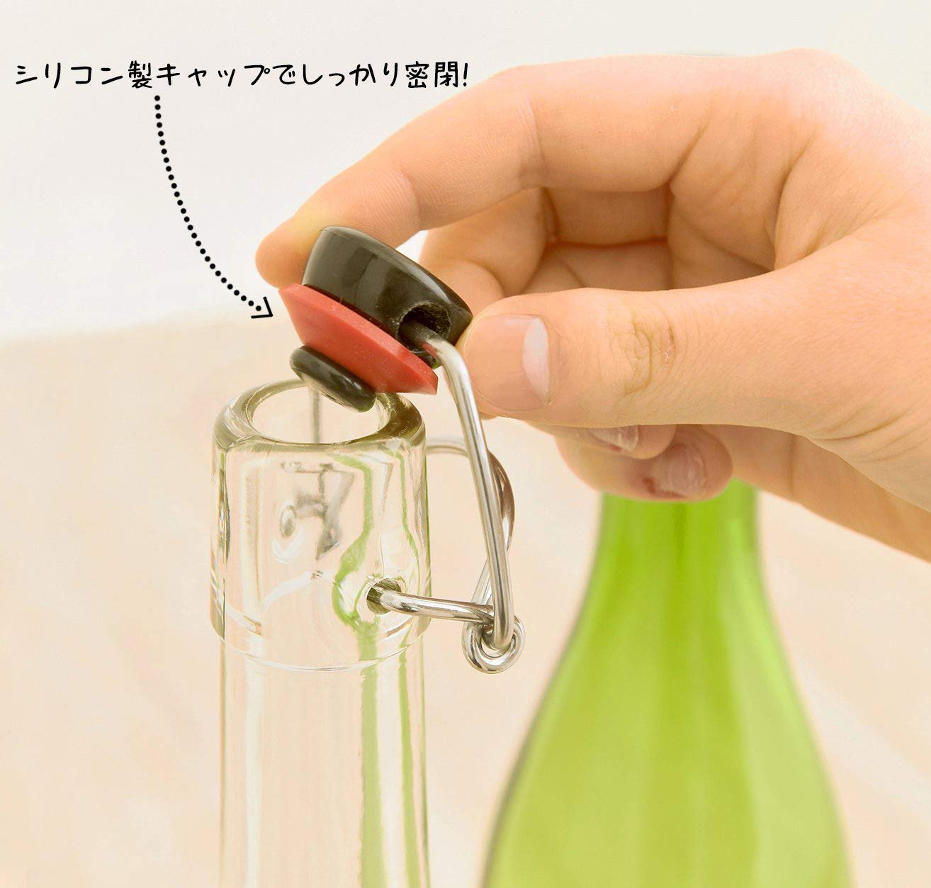 Amazon.co.jp: アデリア 保存瓶 ウォーターボトル スウィング