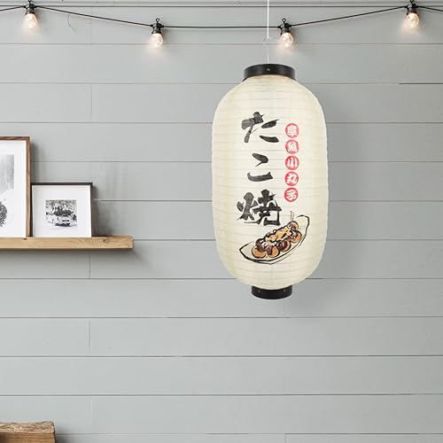 Miniatura 9 de Homoyoyo Farol japonés colgante faroles japoneses para exteriores, decoración japonesa para exteriores, sushi chochin, farol decorativo, pantalla de