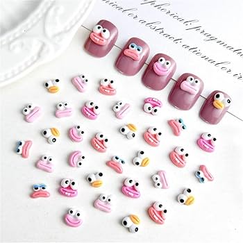 Amazon.co.jp: DUOLEIMI ネイルパーツ くま ネイルデコパーツ 100pcs