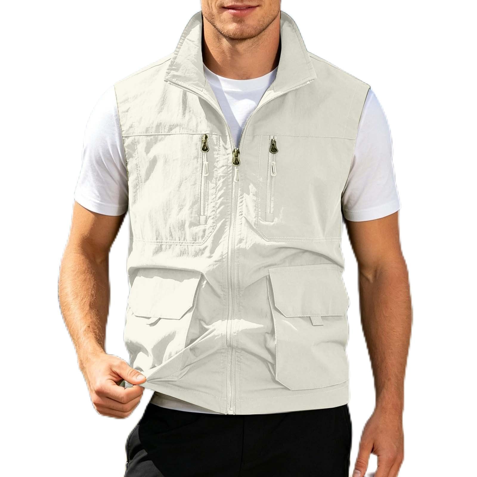Chaqueta sin mangas de verano transpirable y resistente al viento 7