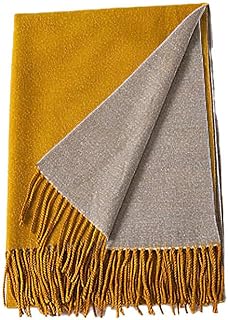 [LTG] カシミヤタッチ！マフラー レディース メンズ バイカラー NEK リバーシブル 大きいマフラー あたたかい 無地 大判ストール 7988070