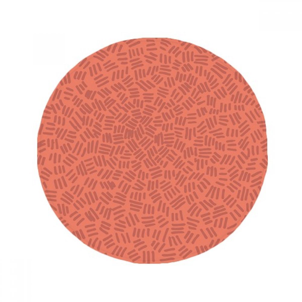 Tapis de salon rouge court à rayures pour entrée chaleureuse