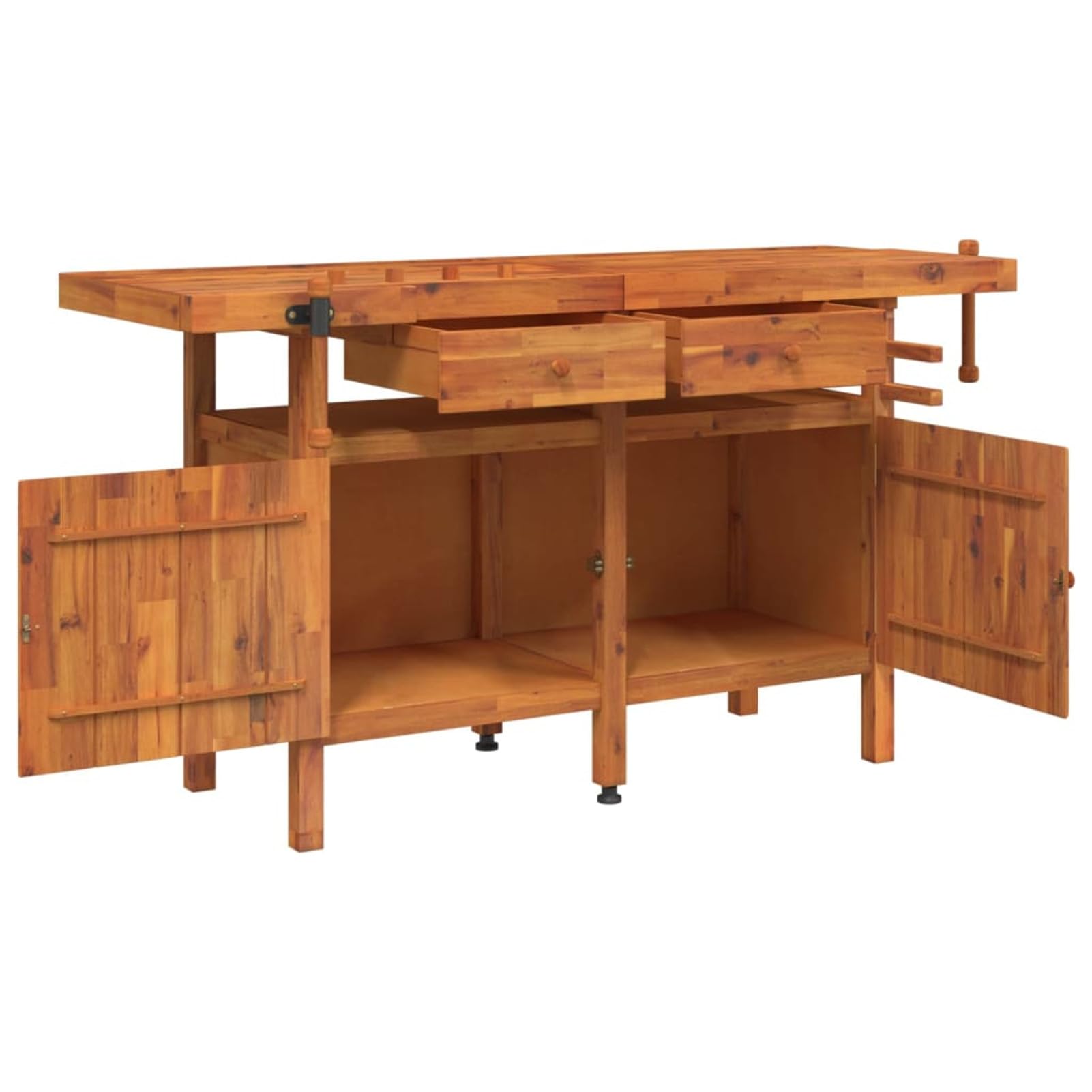 Banco de Trabajo cajones y Tornillos Banco, Banco De Trabajo, Mesa De Trabajo Taller, Caballete Mesa, Banco Herramientas, Bancada De Trabalho, Madera 162x62x83 cm