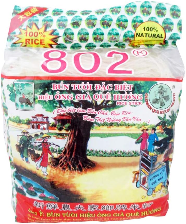 Oldman Que Huong Rice Stick Vermicelli, 2lb (2 Packs)