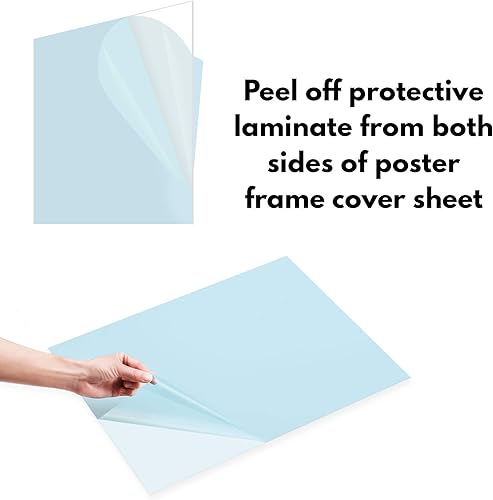 Miniatura 3 de FrameMaster folio de plástico flexible de 24x36 para póster, protección, proyecto "hazlo tú mismo" Paquete de 5