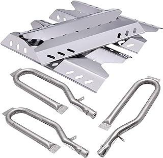 Replacement Parts for Members Mark BQ06042-1 BQ05046-6 BQ05046-6-A BQ05046-6A, Sam's Club, Outdoor Gourmet Gas Grill Models, Burner Tube, Steel Heat Plate Burner Cover