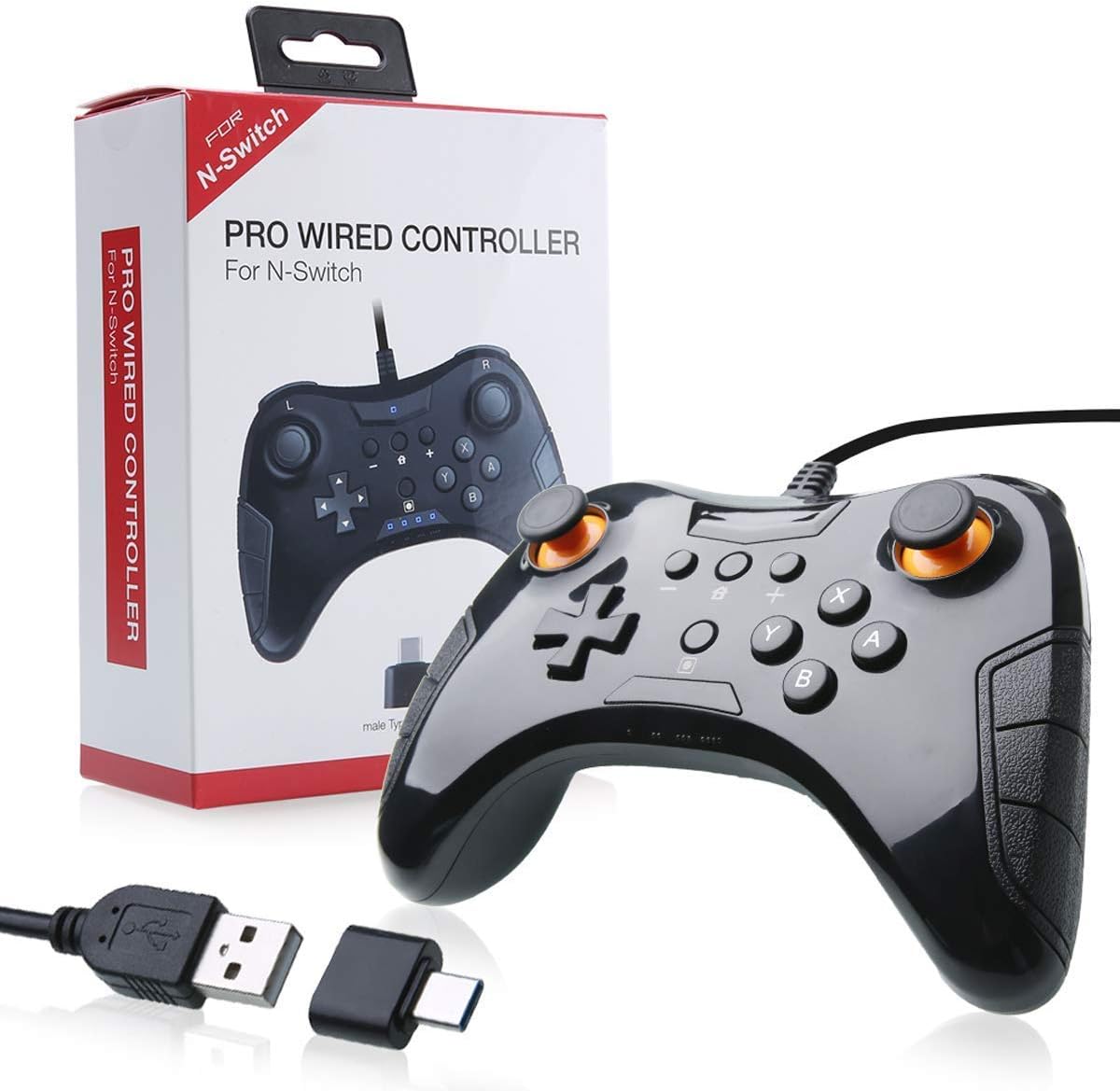 SAMEO- Pro Wired Controller Gamepad for Nintendo Switch TNS-901