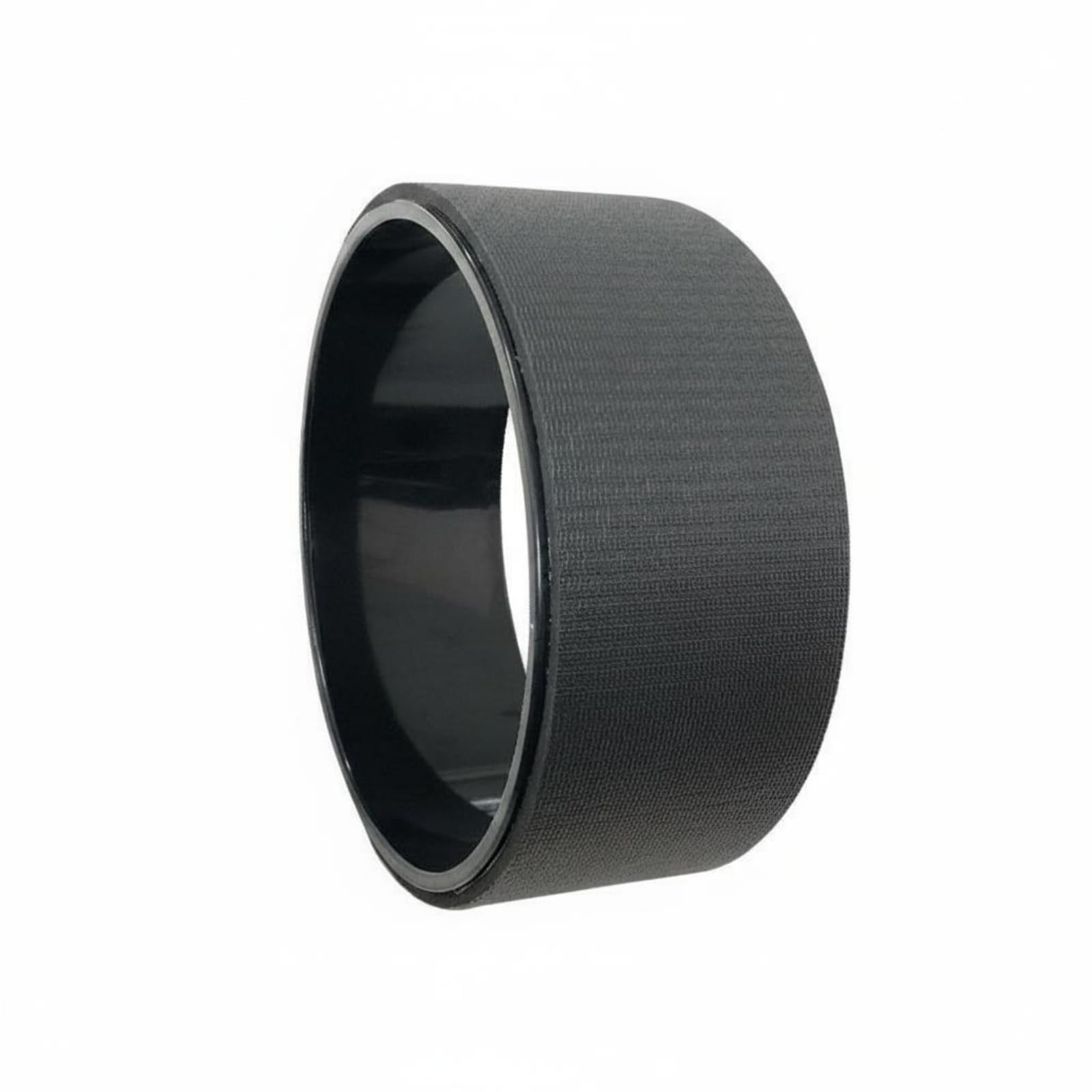 ATORSE High-Density Mind-Body Practice Wheel Iyengar Method Cork Mind-Body Practice Wheel Improves Flexibility Stretching Aid Eco-Friendly for Home Workout, Black - Black-picture-10