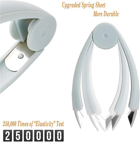 Miniatura 3 de Removedor de tallo de fresa para descorazonador de tomate, herramienta de cortador de patata, piña, zanahoria, herramienta de cocina, pinzas para